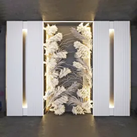 Decorative wall organic